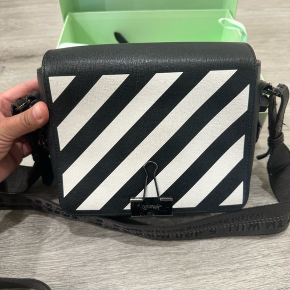 OFF WHITE Diag flap bag - Picture 2 of 16